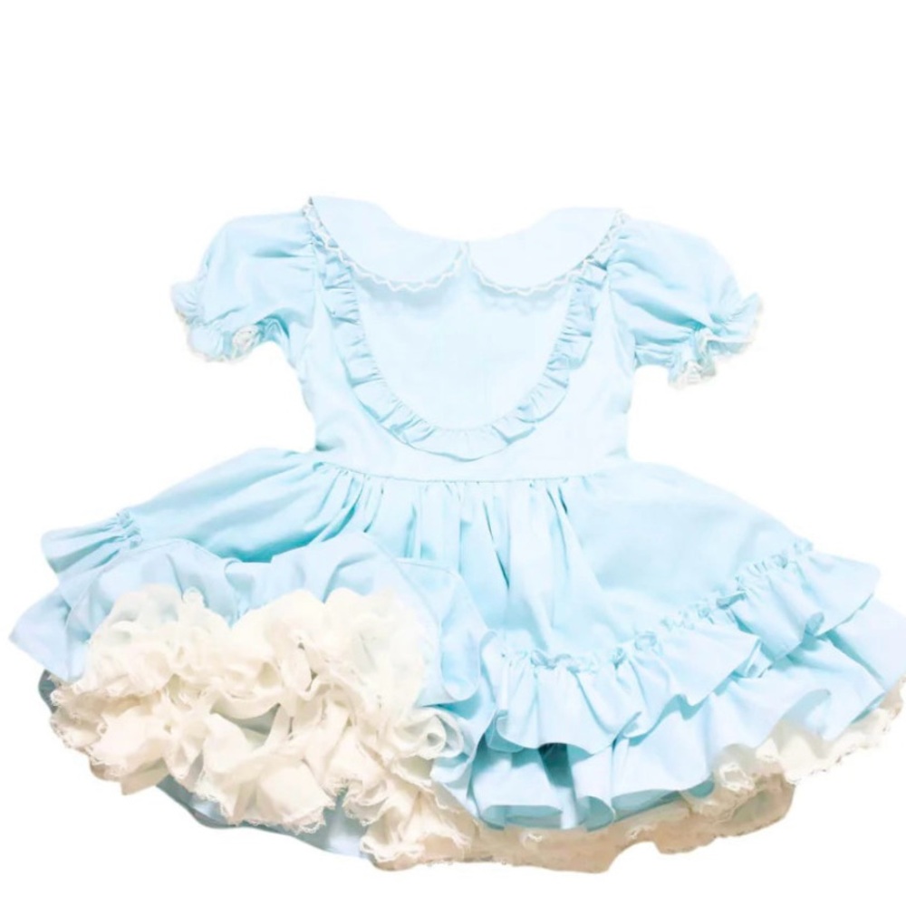 Elegant Blue Kids Formal Dress